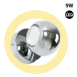 Aplique de pared LED con óptica 