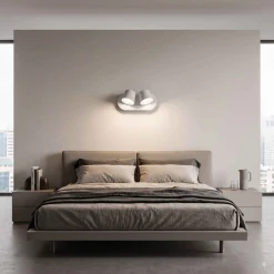 Aplique de pared LED doble
