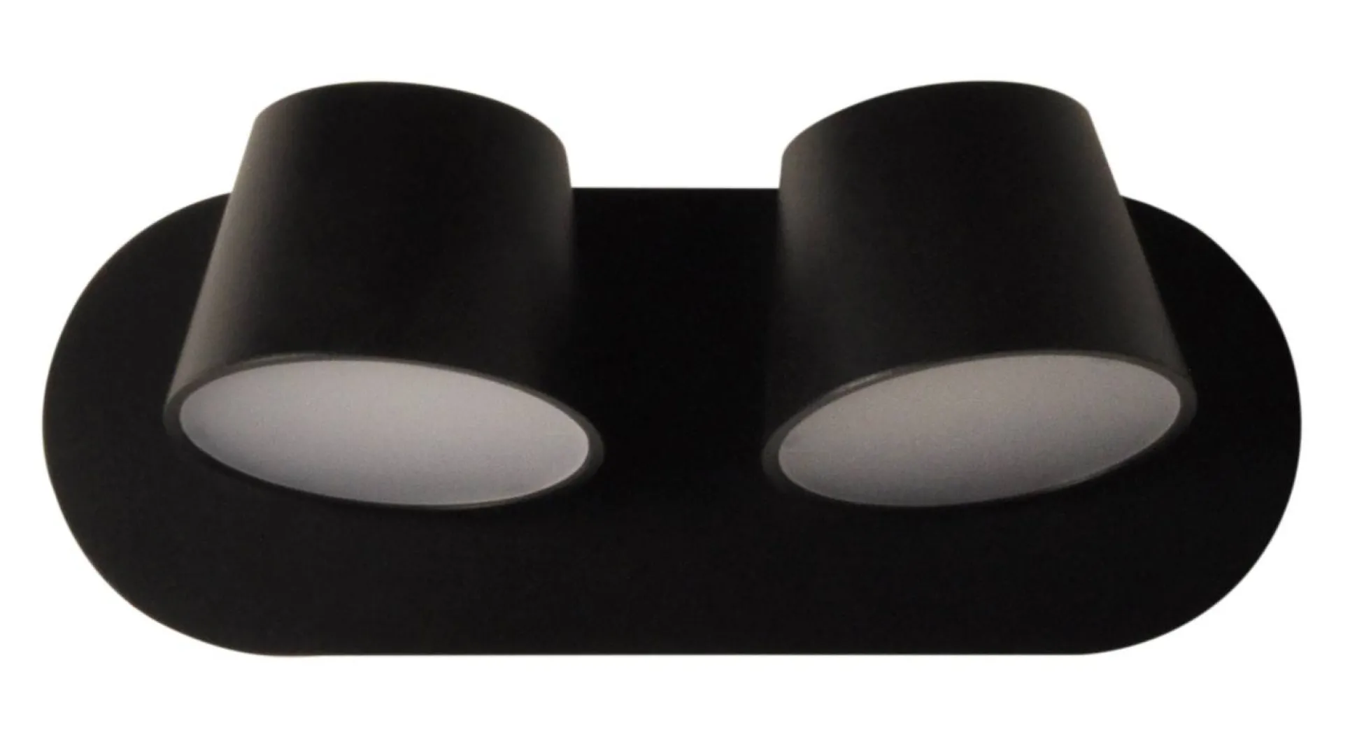 Aplique de pared LED doble "KOP-2" orientable 12W