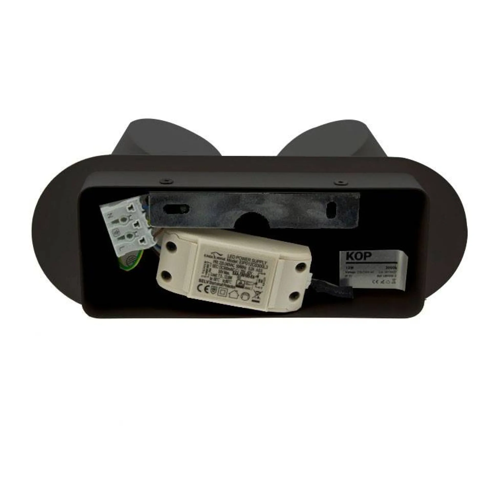 Aplique de pared LED doble "KOP-2" orientable 12W