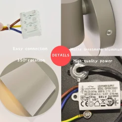 Aplique de pared LED