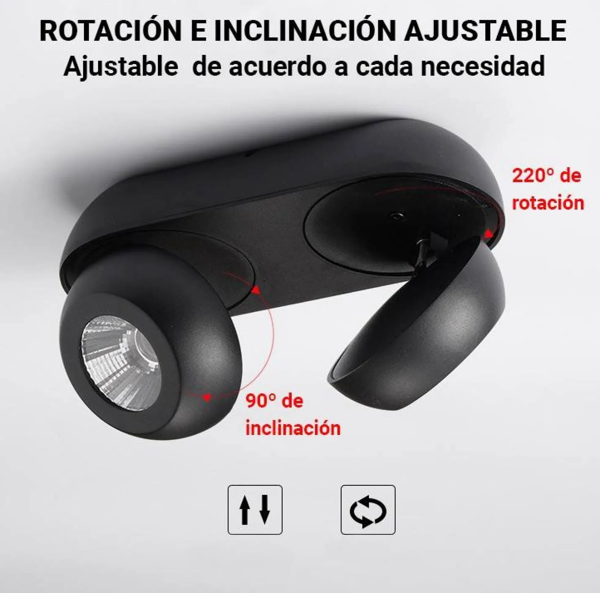 Aplique de pared LED "LOOK- 2" 18W CRI 90