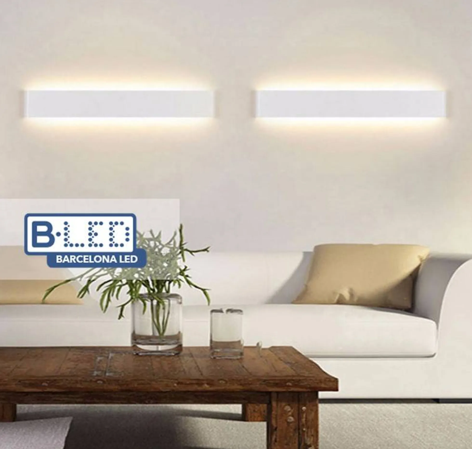 Aplique de pared LED nórdico "SILEA" 19W 1800 Lumens
