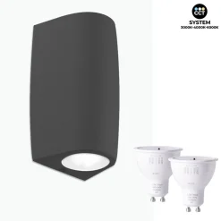 Aplique de pared LED up & down FUMAGALLI MARTA GU10 2x3,5W