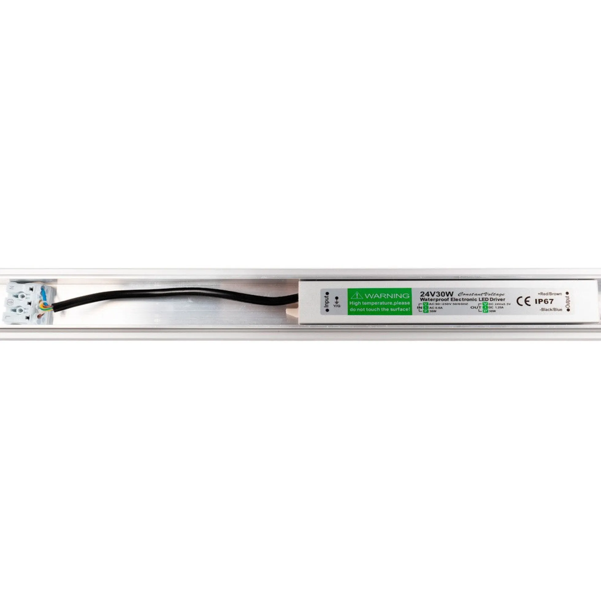 Aplique de pared lineal madera "Wooden" - Dimmable - 24W - 100cm