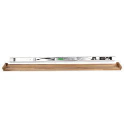 Aplique de pared lineal madera