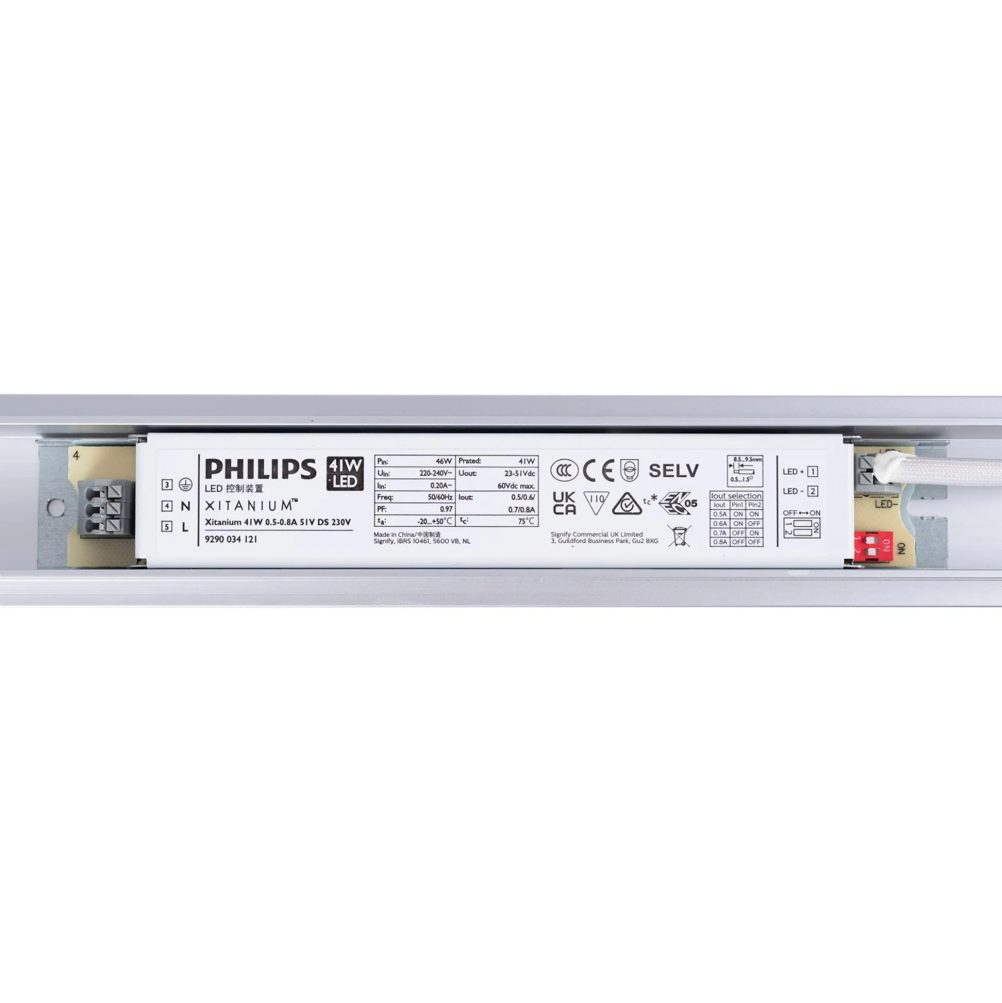Aplique de pared lineal madera "Wooden" - 26W - 100cm - Driver Philips