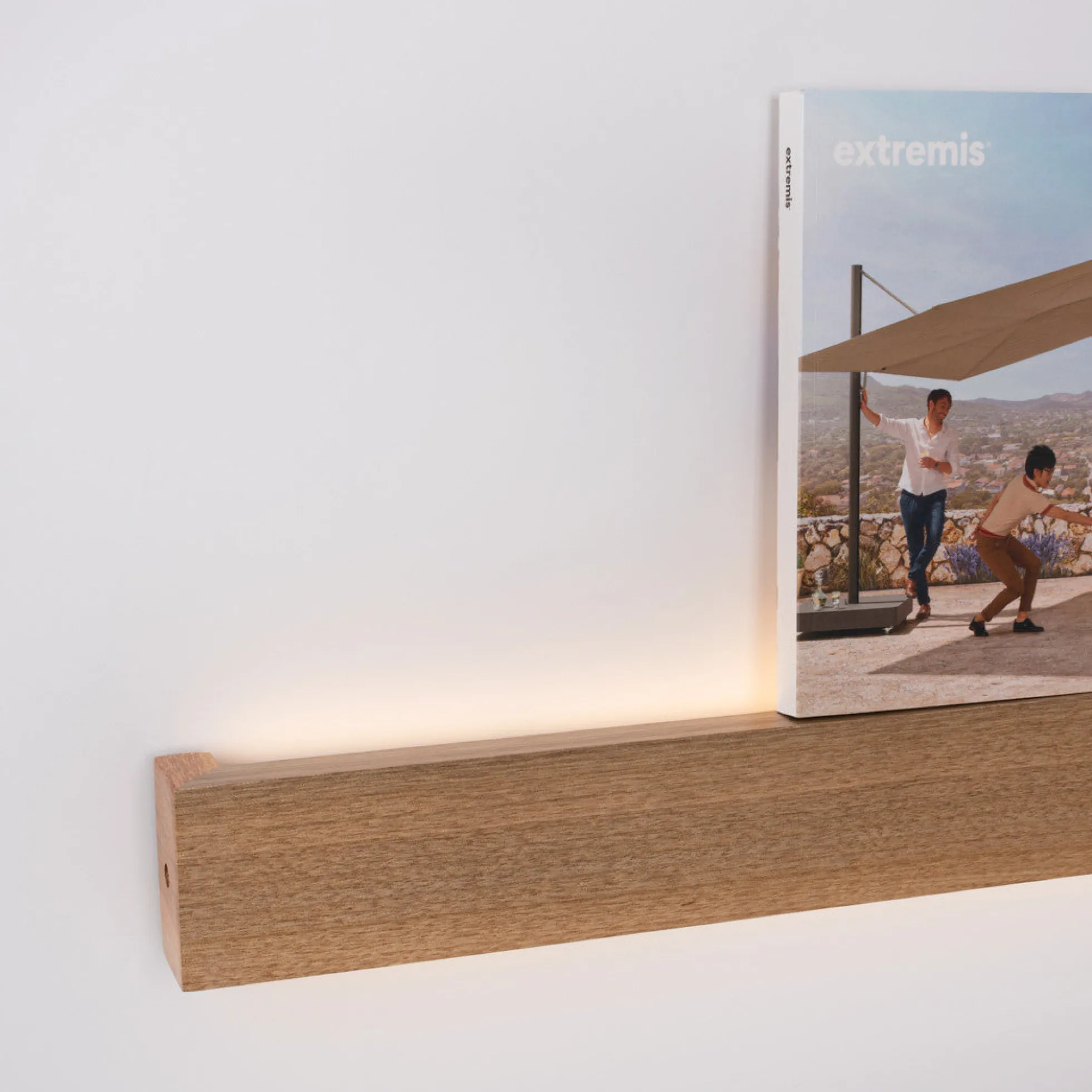 Aplique de pared lineal madera "Wooden" - 26W - 100cm - Driver Philips
