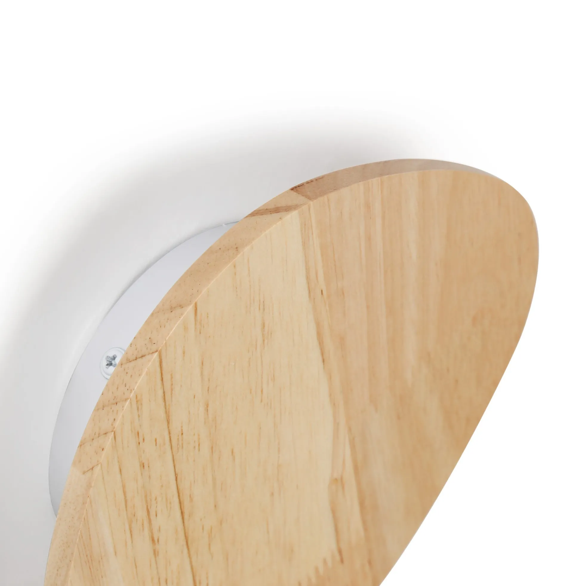 Aplique de pared madera "Eclipse 3" 8W - Luz cálida