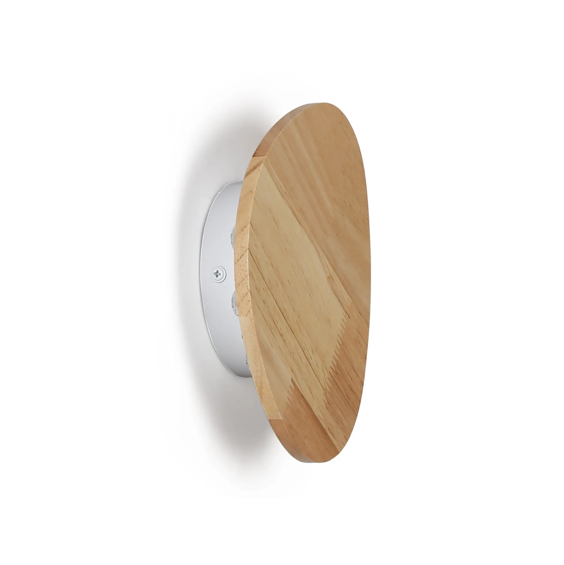 Aplique de pared madera "Eclipse 3" 8W - Luz cálida