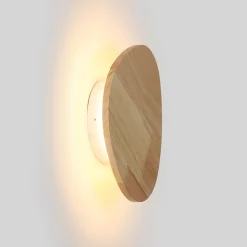 Aplique de pared madera