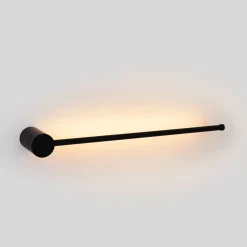 Aplique de pared minimalista lineal "KENDA-R" 10W - Rotatorio 360º - Blanco Cálido