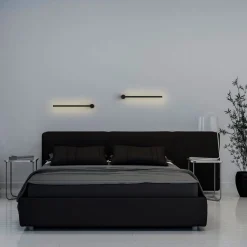 Aplique de pared minimalista lineal