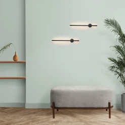Aplique de pared minimalista lineal