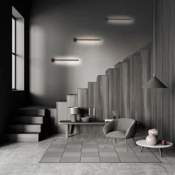 Aplique de pared minimalista lineal