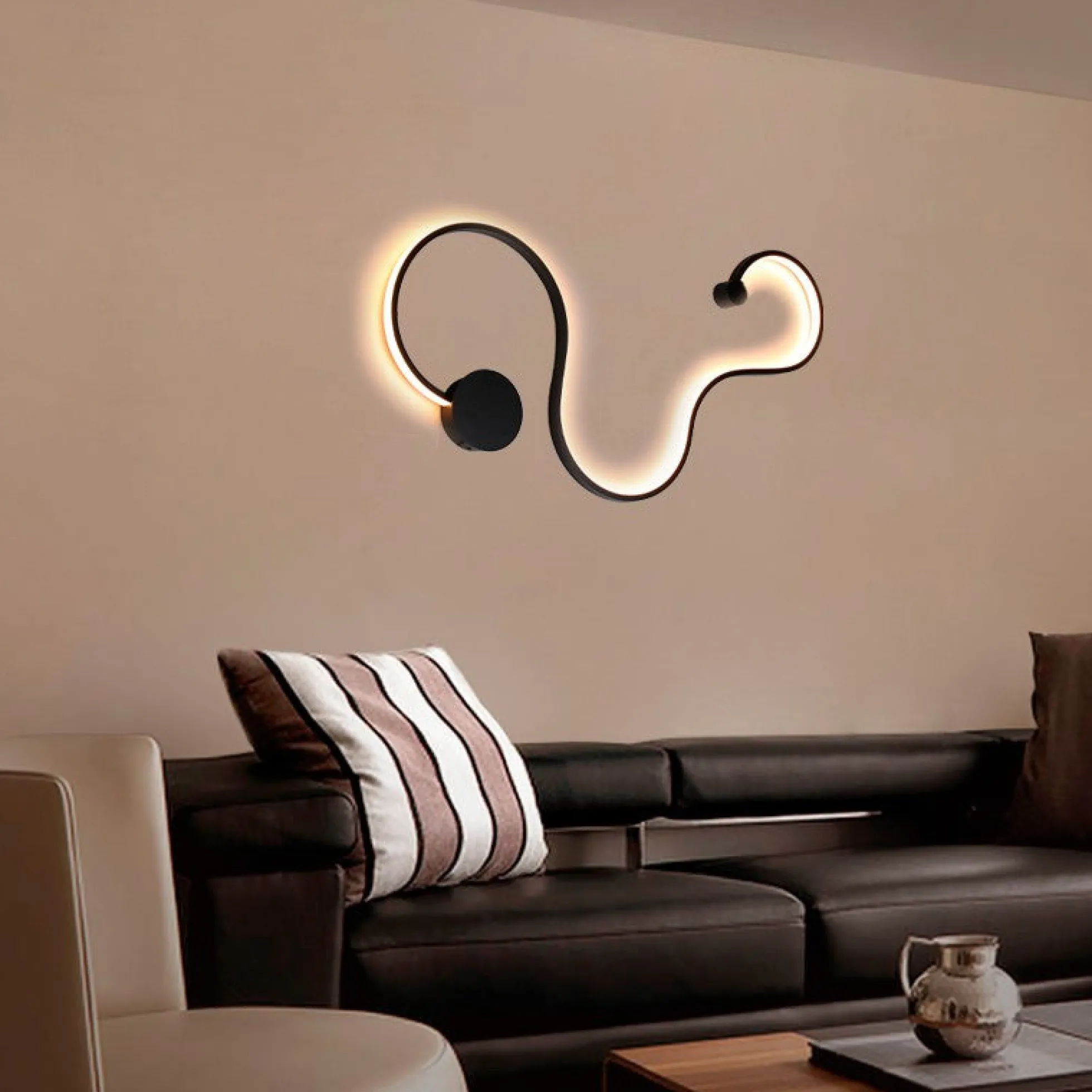 Aplique de pared moderno "WAVE" - 40W - 2800K
