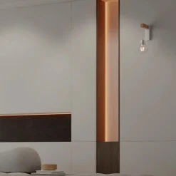 Aplique de pared nórdico jaula