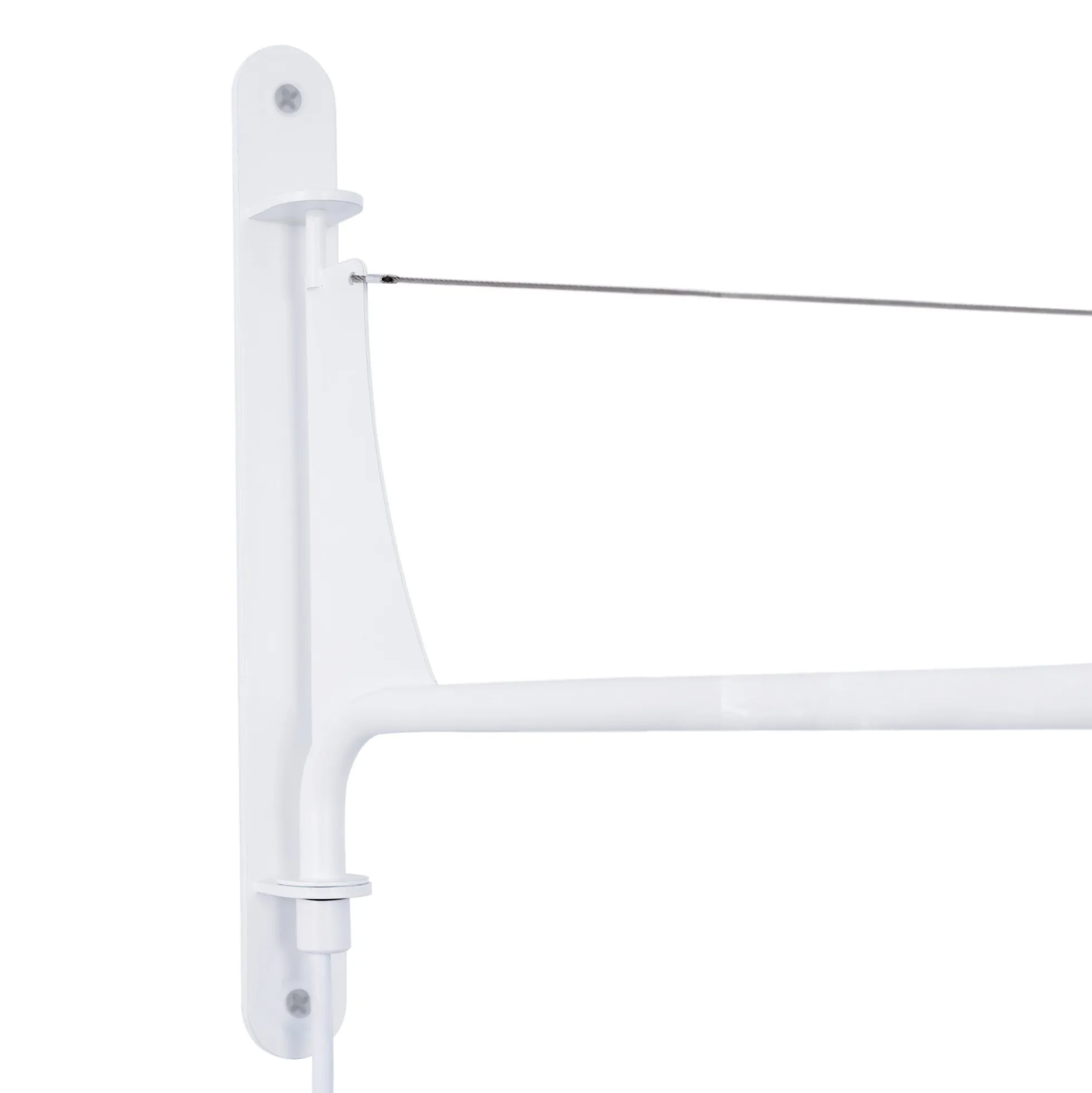 Aplique de pared orientable con cable y enchufe "Pitt"