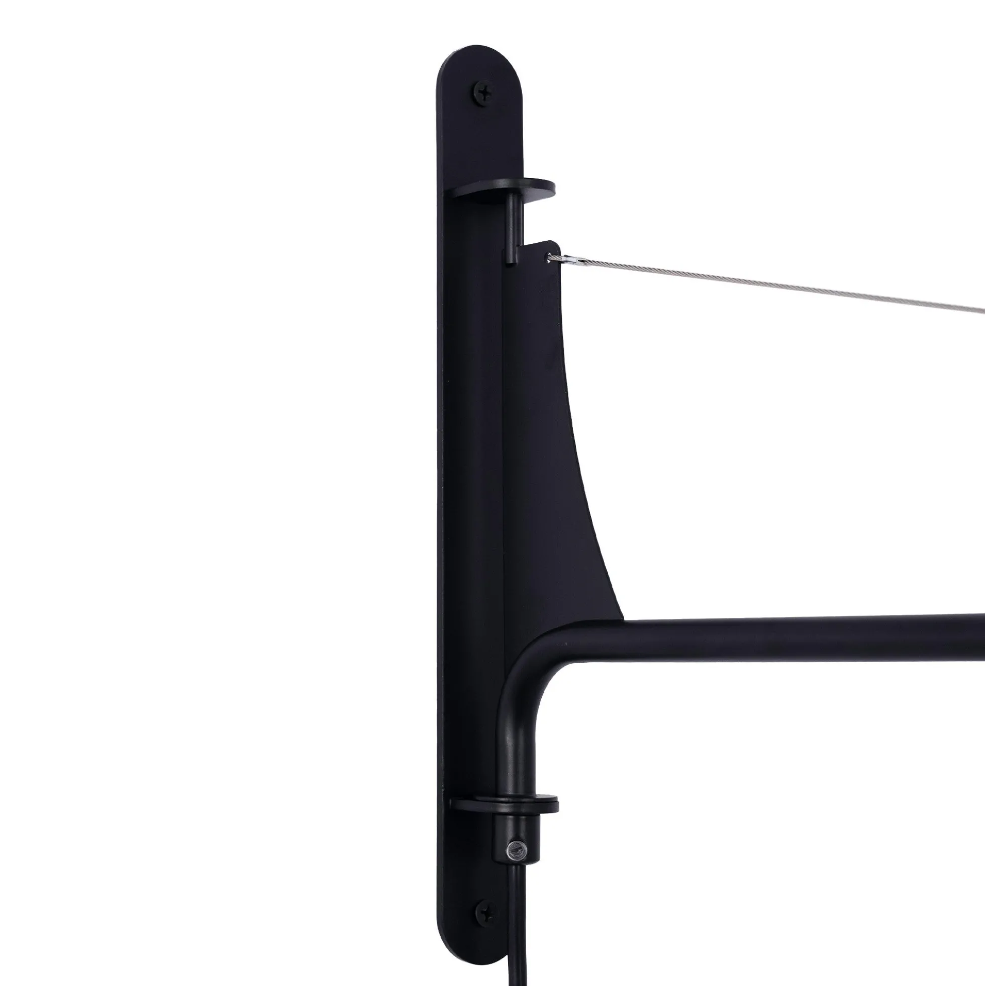 Aplique de pared orientable con cable y enchufe "Pitt"