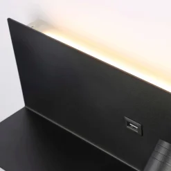 Aplique de pared para lectura con puerto USB 