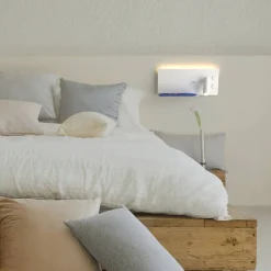 Aplique de pared para lectura con puerto USB 