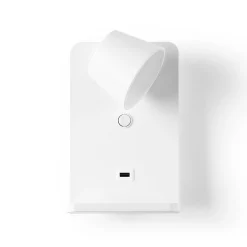 Aplique de pared para lectura con puerto USB 