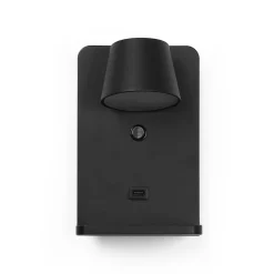 Aplique de pared para lectura con puerto USB 