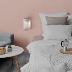 Aplique de pared para lectura con puerto USB 