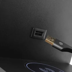 Aplique de pared para lectura con puerto USB 