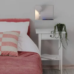 Aplique de pared para lectura con puerto USB 