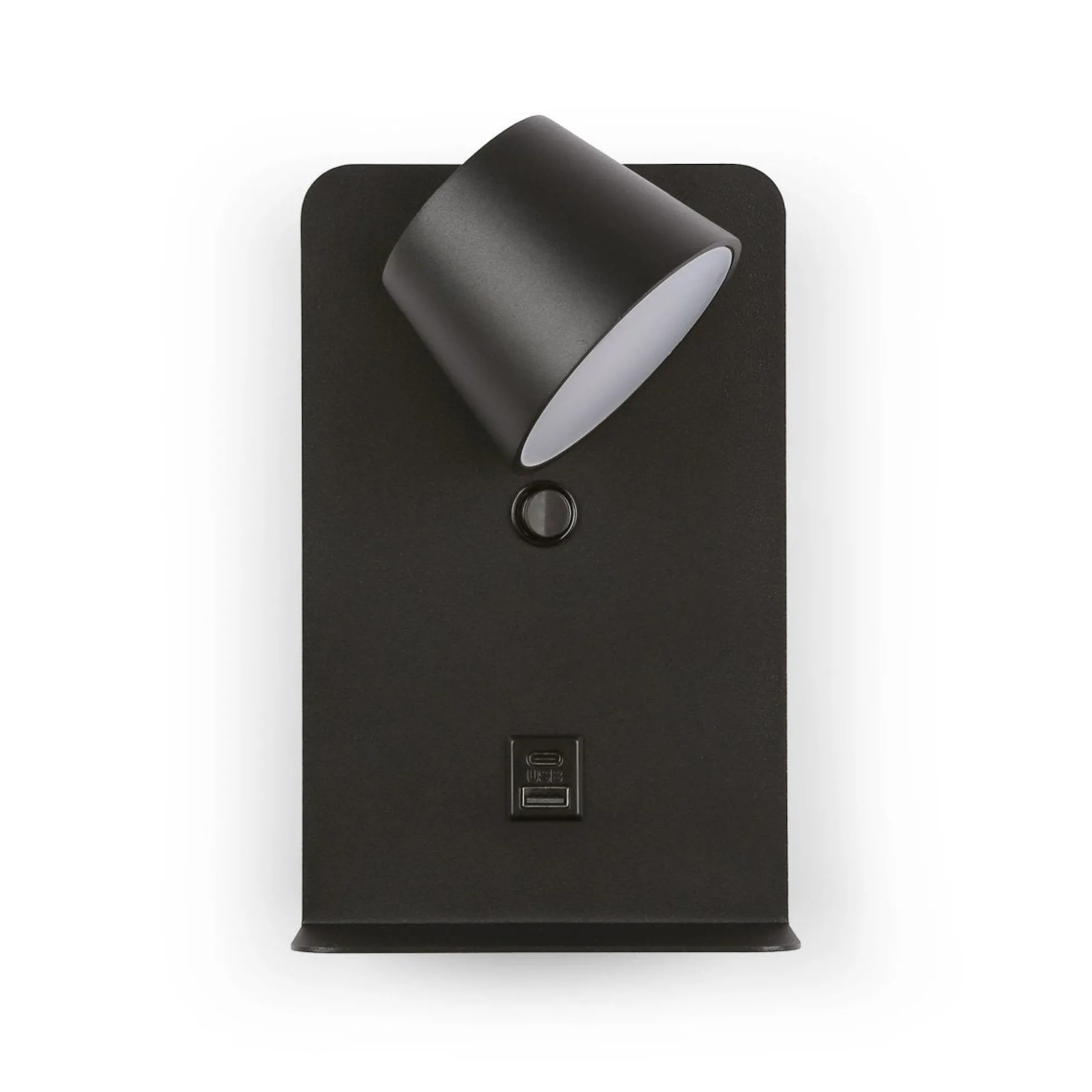 Aplique de pared para lectura "BASKOP" - Puerto USB + USB-C - 6W