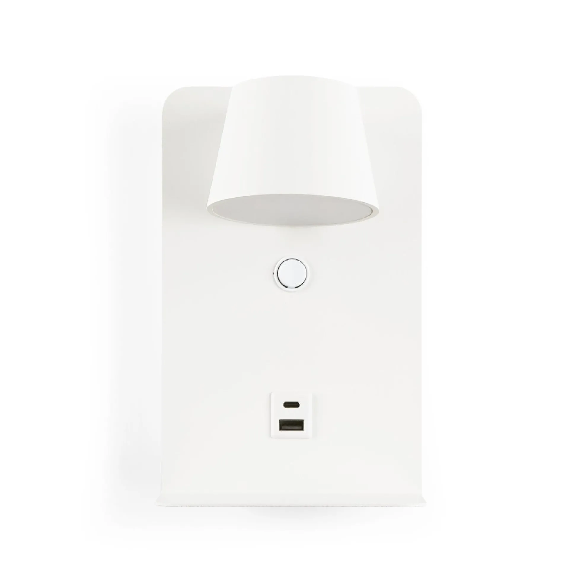 Aplique de pared para lectura "BASKOP" - Puerto USB + USB-C - 6W