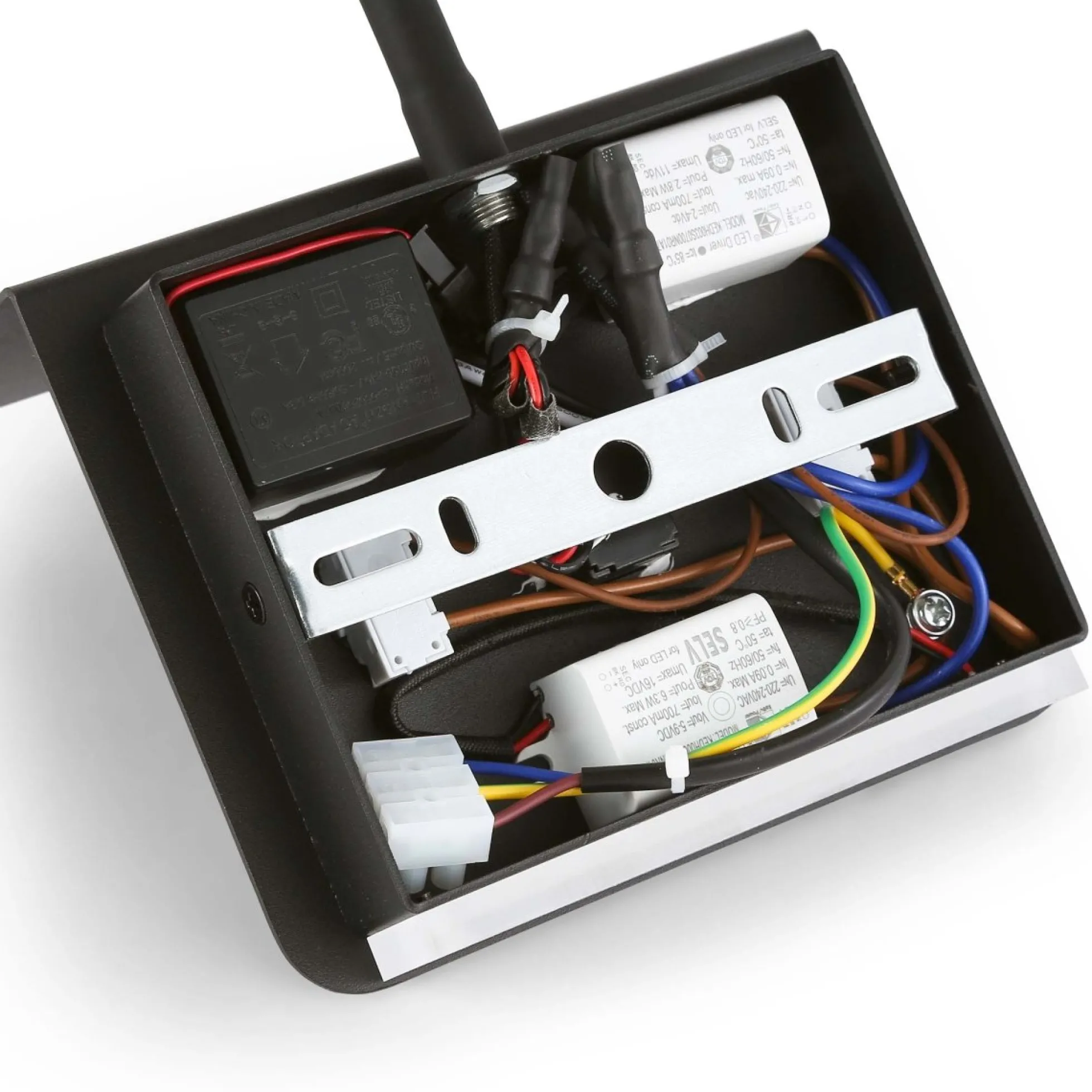 Aplique de pared para lectura "SLANGE 2" - 3W + 6W - Puerto USB + USB-C