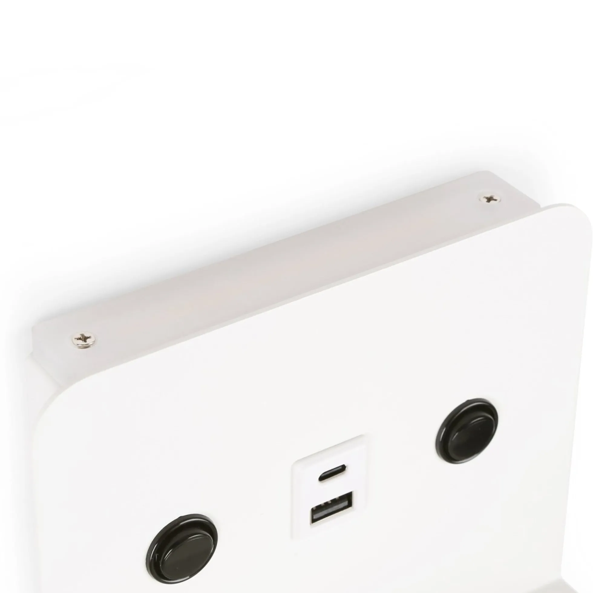 Aplique de pared para lectura "SLANGE 2" - 3W + 6W - Puerto USB + USB-C