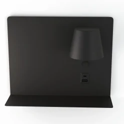 Aplique de pared para lectura con puerto USB y USBC 