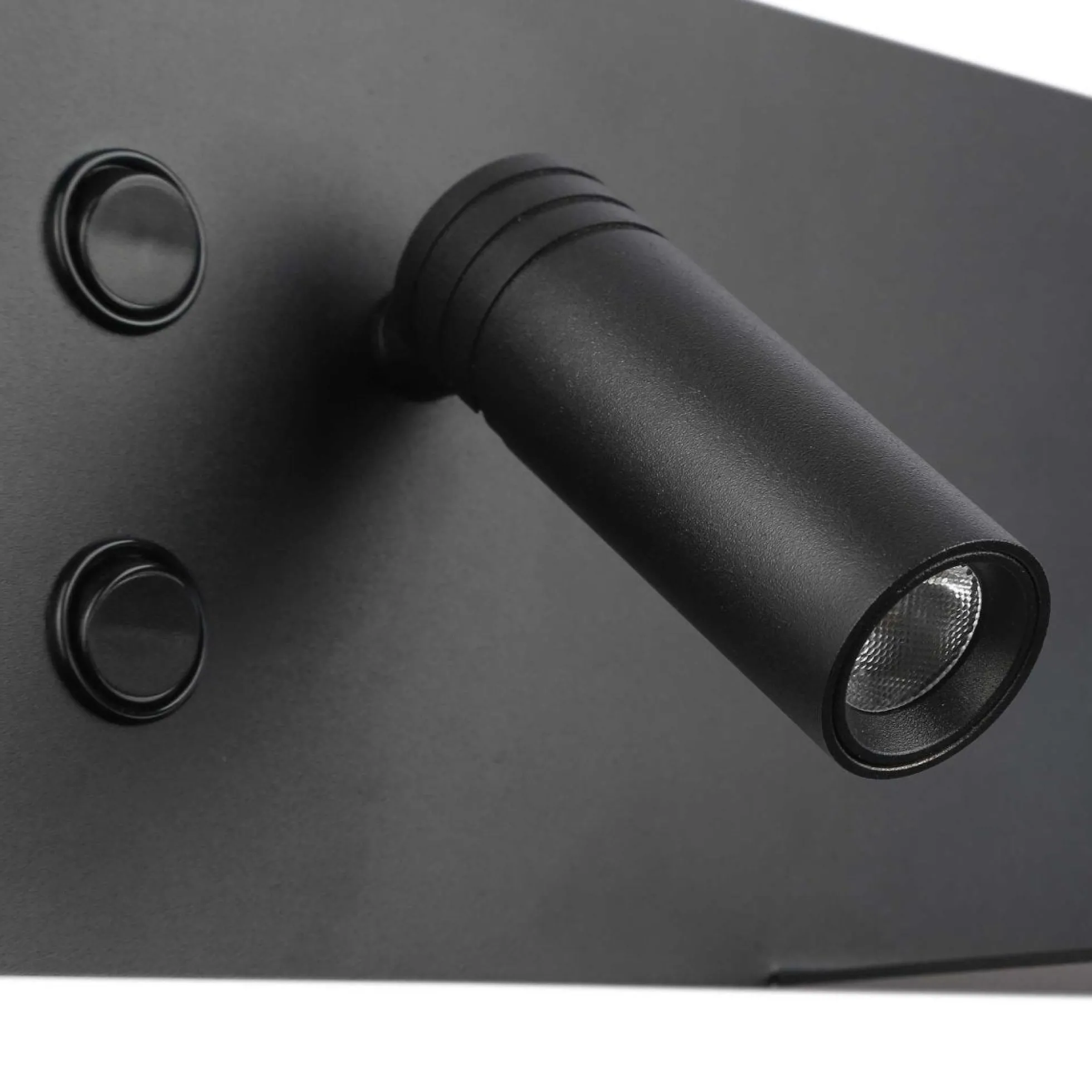 Aplique de pared para lectura con puerto USB "Kerta" - Iluminación doble - 3W+7W, lado izquierdo