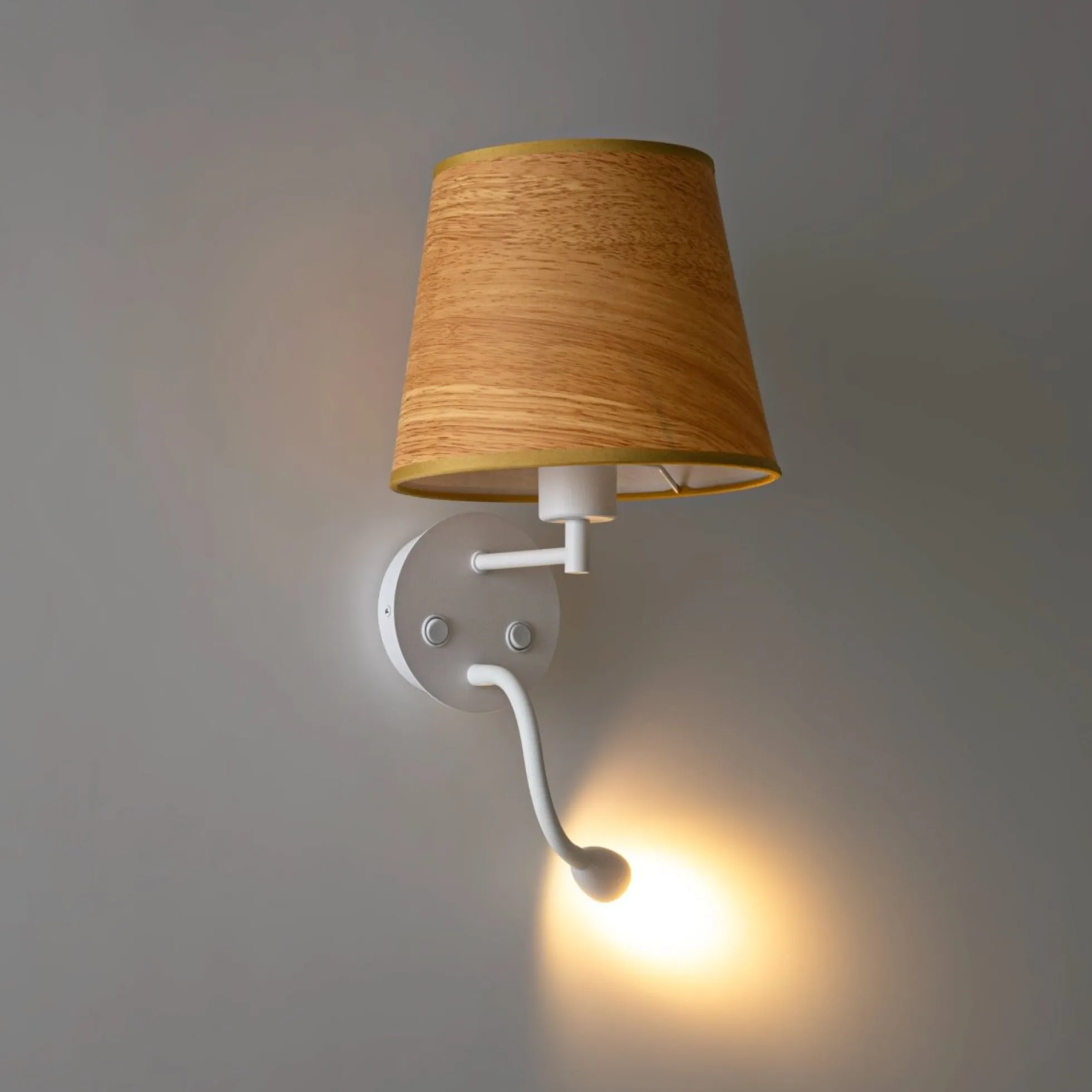 Aplique de pared para lectura "MAR" - E27 + Foco LED flexible