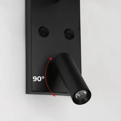 Aplique de pared para lectura con foco LED 
