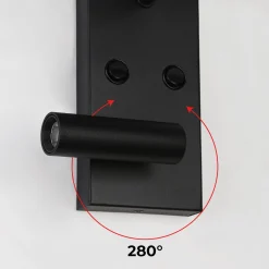Aplique de pared para lectura con foco LED 