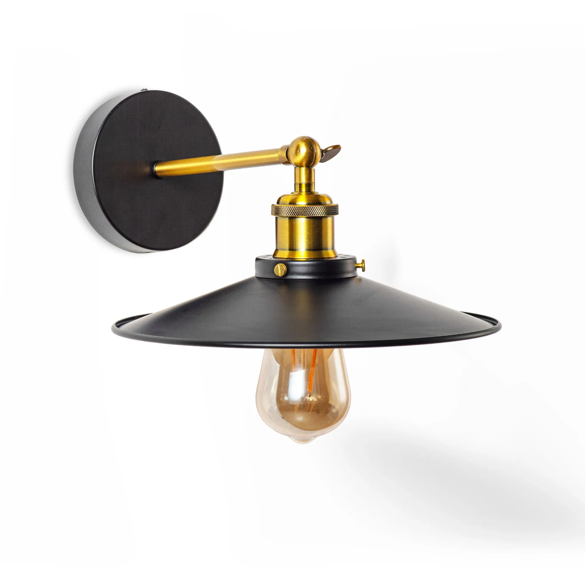 Aplique de pared retro "CLOCK WORK" - E27