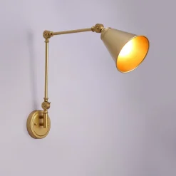 Aplique de pared vintage orientable "Tika"
