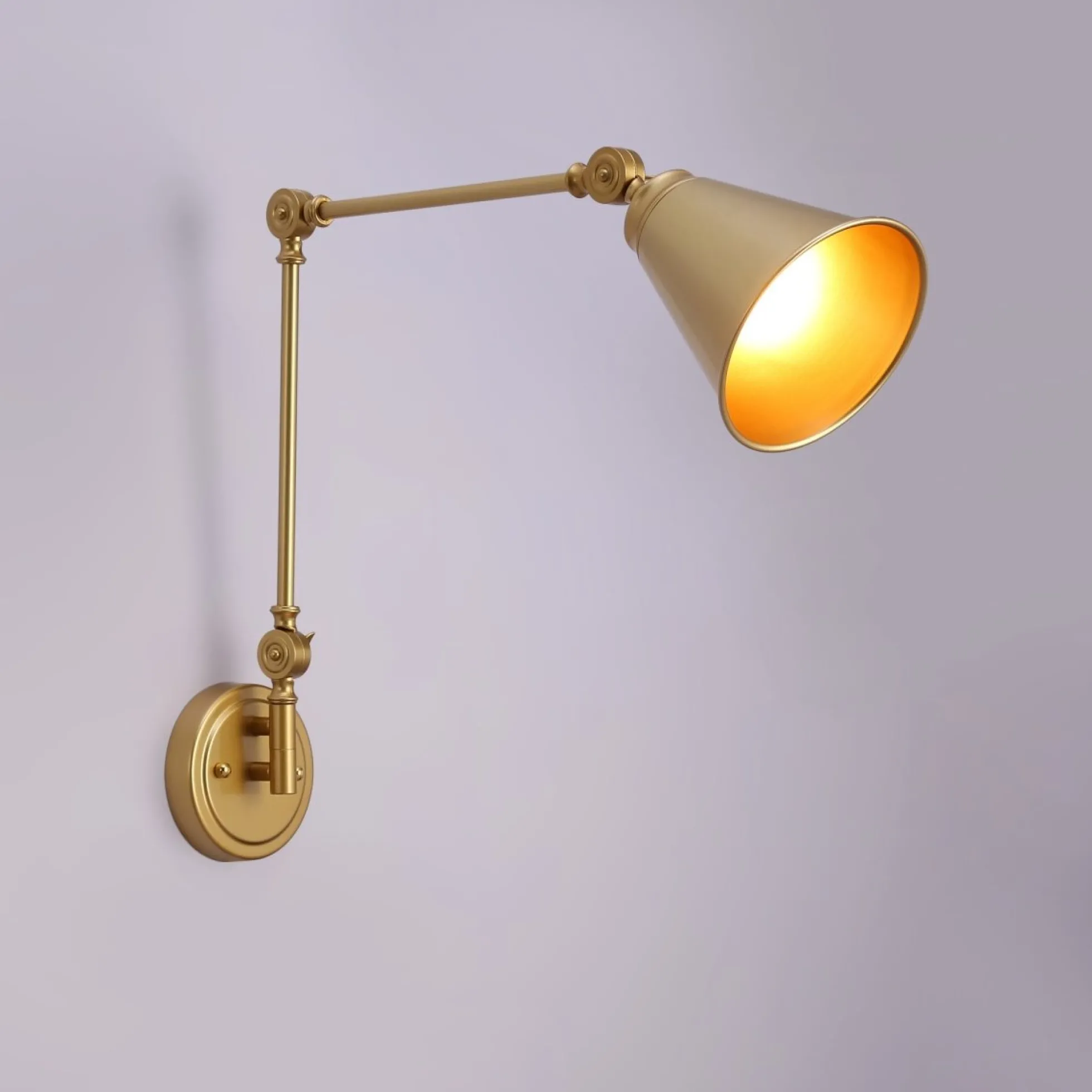 Aplique de pared vintage orientable "Tika"