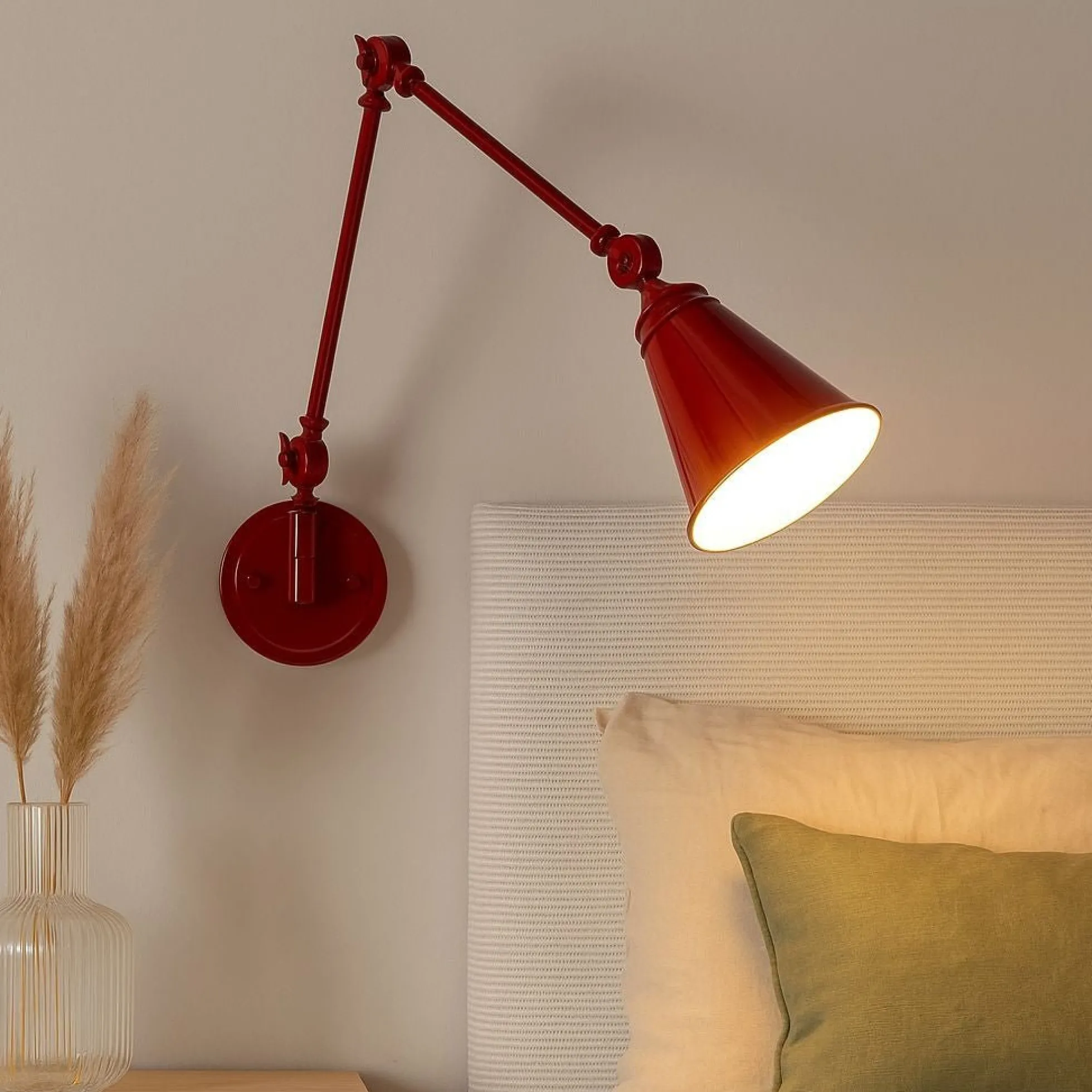 Aplique de pared vintage orientable "Tika"