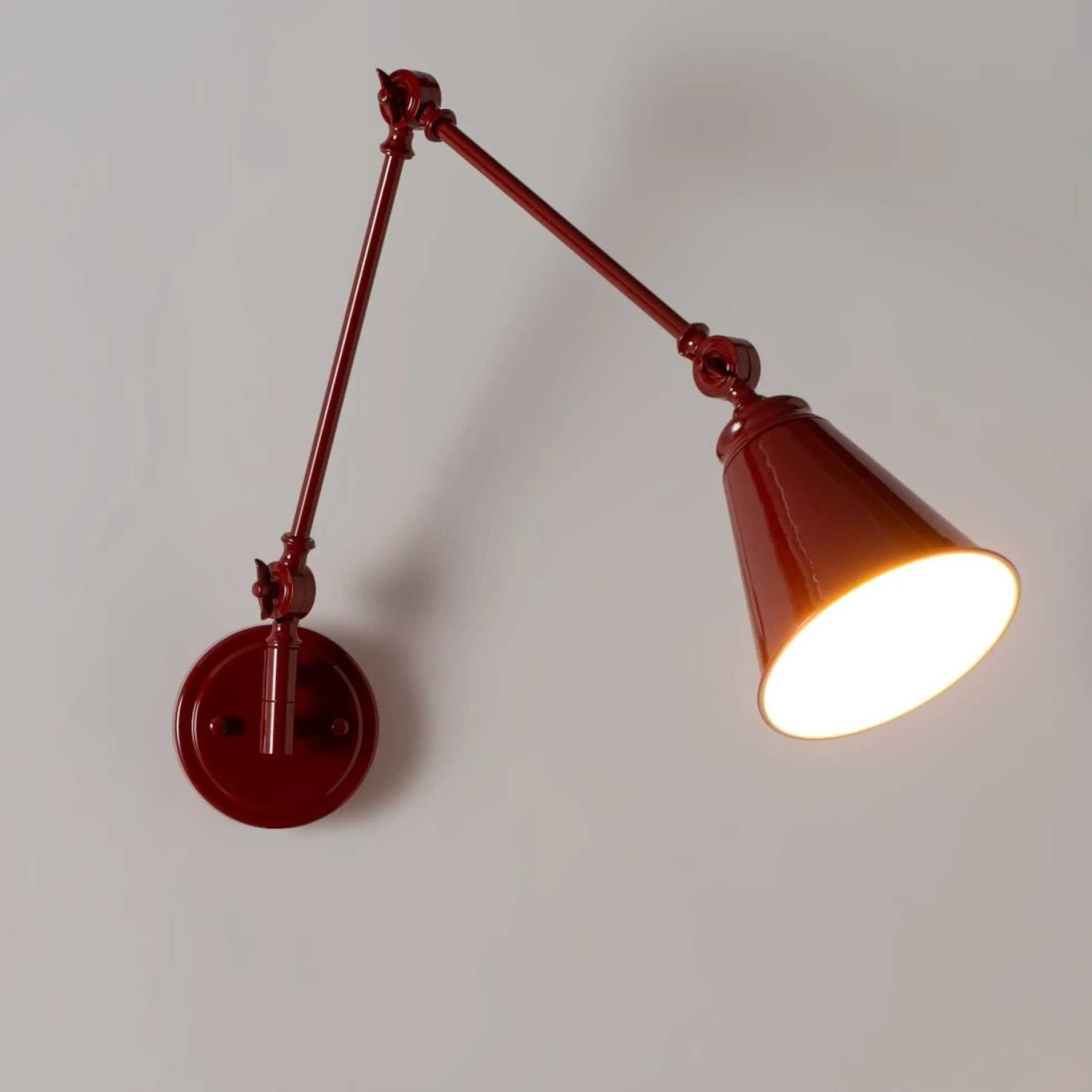 Aplique de pared vintage orientable "Tika"