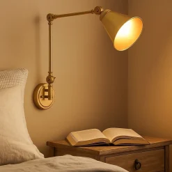 Aplique de pared vintage orientable