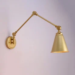 Aplique de pared vintage orientable