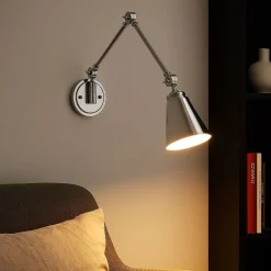 Aplique de pared vintage orientable