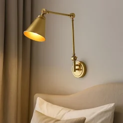 Aplique de pared vintage orientable