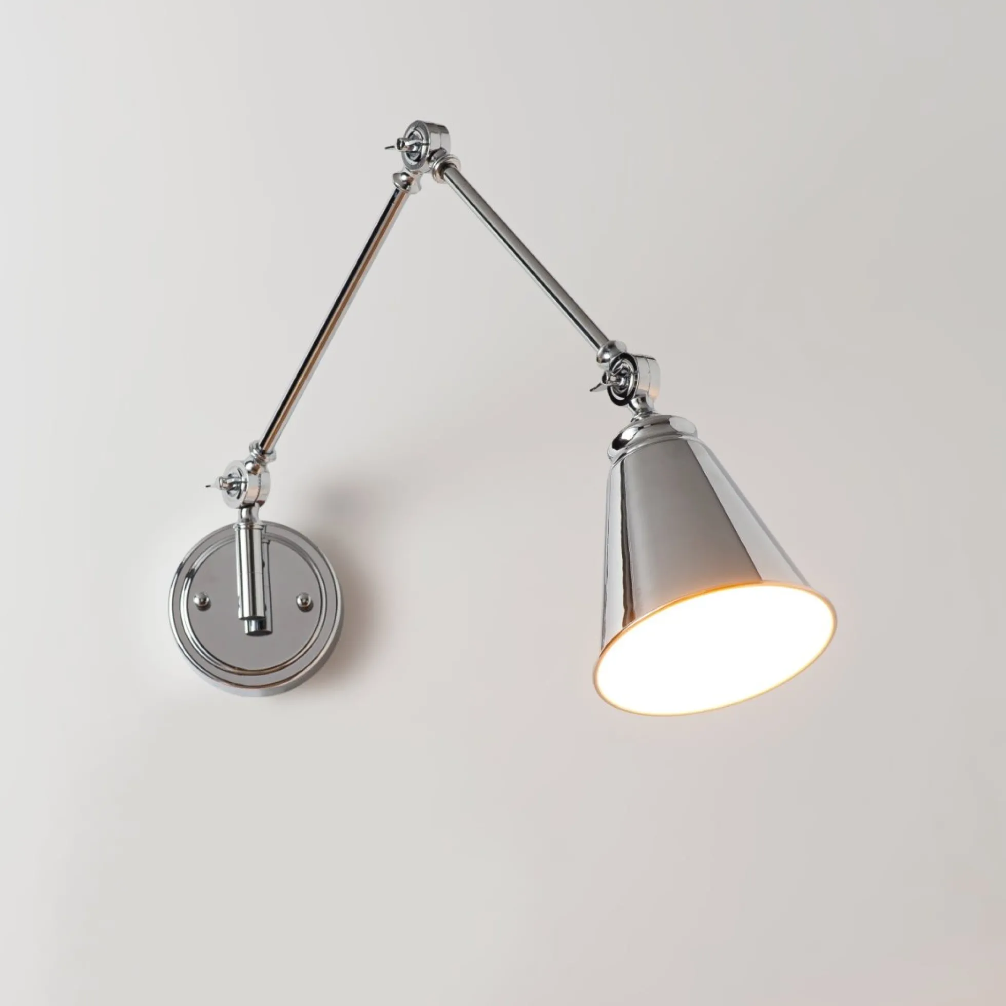 Aplique de pared vintage orientable "Tika"