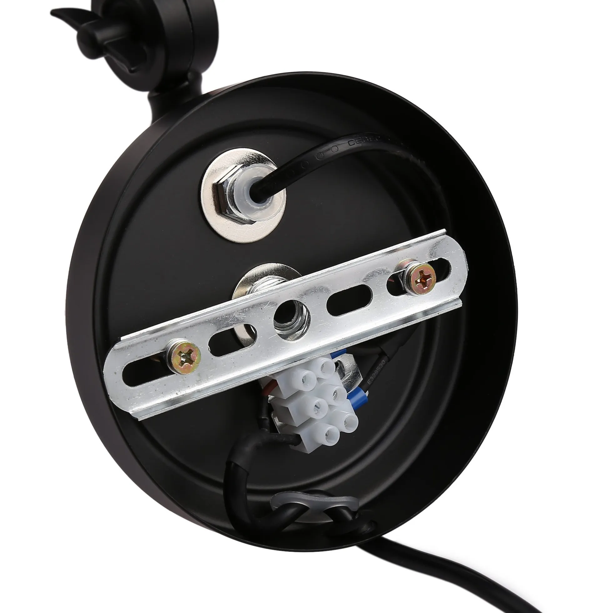 Aplique de pared vintage orientable con cable y enchufe "Tika"